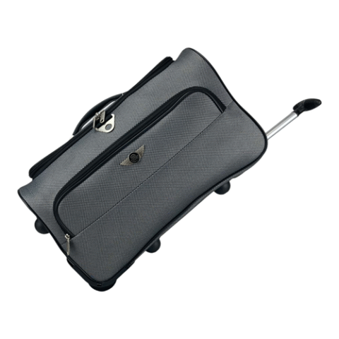 Bolsa de Viagem Havanna com 2 Rodas Santino Cinza