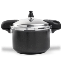 Brinox Panela de Pressão Pressure Indução 5,4L Ceramic Antiaderente Preto