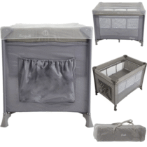 Berço Cercado Portatil Desmontavel Burigotto Sonata Gray