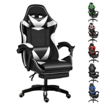 Cadeira Gamer Led Tools Encosto Reclinável, Ajuste de altura e base Giratória (5 Cores)