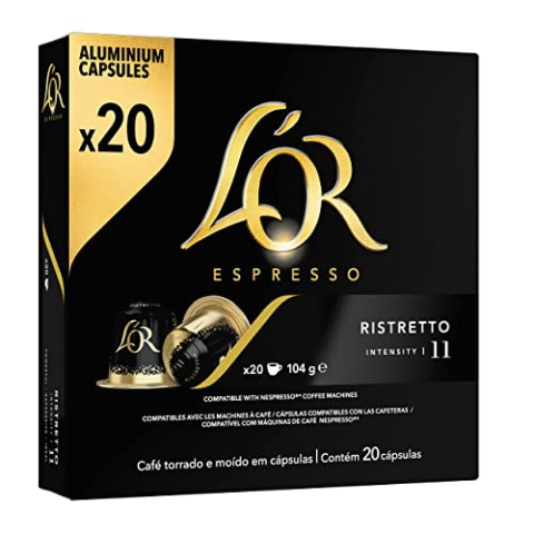 Café L’Or Cápsula Ristretto Com 20 Cápsulas