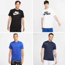 Camisetas Nike com 45% OFF