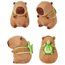 Capivarara Filó Pelúcia Antialérgica 23cm Mochila
