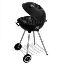 Churrasqueira Esmaltada A Bafo Guarapari 46cm Mor
