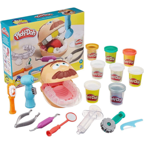 Conjunto Massinha Play Doh Brincando De Dentista Hasbro