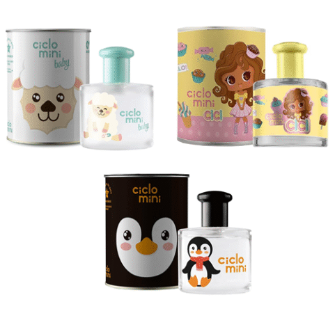 Deo Colonia Ciclo Mini Lata 100ml (3 opções)