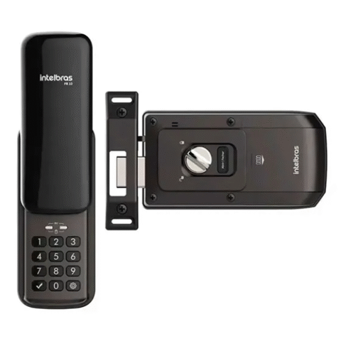 Fechadura Digital Para Uso Interno e Externo FR 10 Preto Intelbras