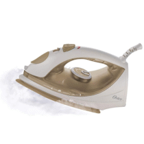 Ferro de Passar a Vapor Oster Antiaderente Champagne/Branco