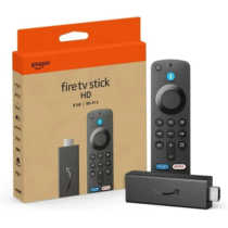 Fire TV Stick HD (Última geração) Com controle remoto por voz com Alexa