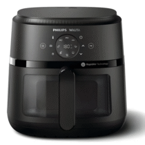 Fritadeira Airfryer Digital Philips Walita 6,2L Série 2000 XL Preta 1700W