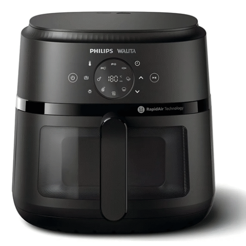 Fritadeira Airfryer Digital Philips Walita 6,2L Série 2000 XL Preta 1700W