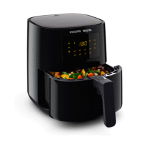 Fritadeira Airfryer Philips Walita 4,1L Série 3000 Grill Edition 1400W Preta