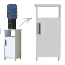 Gabinete para Filtro Água Ou Balcão Multiuso Multivisão Branco