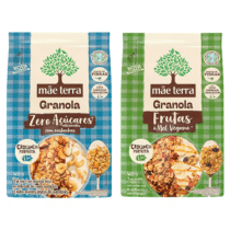 Granola Mãe Terra Granola Zero Açúcares Tradicional ou Frutas E Mel 800g