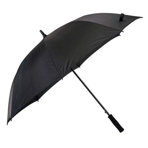 Guarda Chuva Mor Alabama Cabo Emborrachado Preto