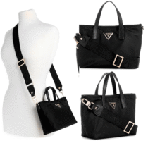 GUESS Mini bolsa Latona Preta