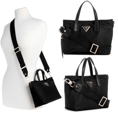 GUESS Mini bolsa Latona Preta