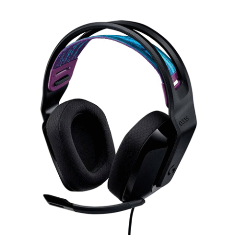 Headset Gamer Logitech G335 Preto