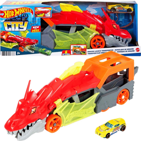 Hot Wheels City Reboque de Dragão Mattel