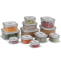 Kit 12 Potes Electrolux Hermetico Cinza