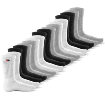 Kit 15 Pares Meias Sport Algodão Cano Alto Sandrini