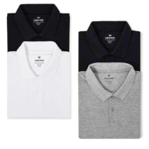 Kit 2 Camisas Polo Básicas Masculinas Hering