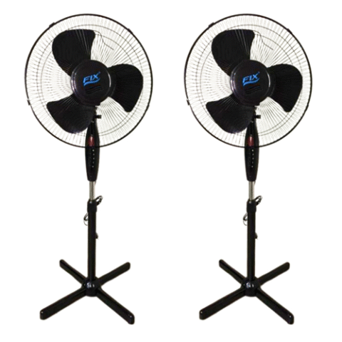 Kit 2 Ventiladores Coluna Pedestal 40cm 3 Pás 45w Fix – 127v