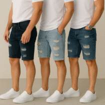 Kit 3 Bermudas Jeans Premium Masculina – Best Jeans