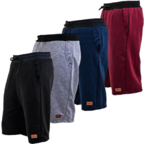 Kit 4 Bermudas Shorts Moletom Masculina Academia by ZRC