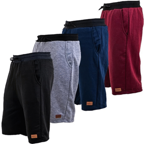 Kit 4 Bermudas Shorts Moletom Masculina Academia by ZRC