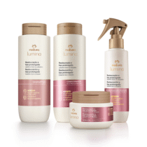 Kit 4 Produtos Lumina para Restauração e Liso Prolongado Natura