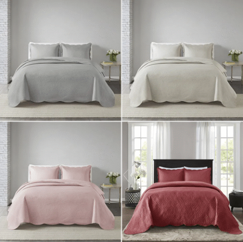 Kit Cobre Leito Colcha Cama Queen 240×260 Dupla Face Jogo Cortexx