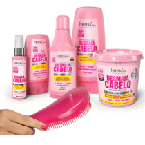 Kit Desmaia Cabelo Completo Forever Liss Escova Cabelo