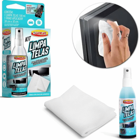 Kit Limpa Telas Luxcar 100ml