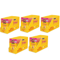 5 Unidades Pack 15 Sachês Purina Friskies Ração Úmida Para Gatos Adultos Carne Ao Molho Nestlé 85g