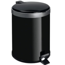 Lixeira de Pedal em Poliproprileno 5L Preta