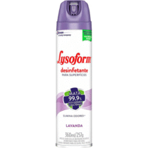 Lysoform Lavanda Desinfetante Aerosol 360ml