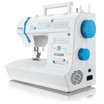 Máquina De Costura Genius Plus Jx-4035 Elgin Portátil 31 pontos Agulha Dulpa Branco
