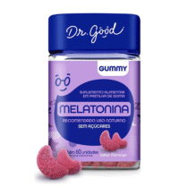 Melatonina Em Gomas Sabor Morango 60 Gomas Fini Dr Good