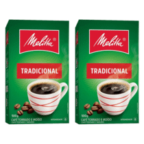 Melitta 2 Unidades Café Tradicional Vácuo 500g