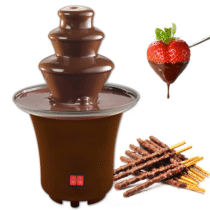Mini Fonte Cascata De Chocolate Fondue 3 Andares 110v