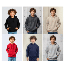 Moletom Canguru Infantil Liso Com Capuz RKids