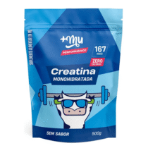 +Mu Refil Creatina Monohifratada Sem Sabor 100% Puro 500g