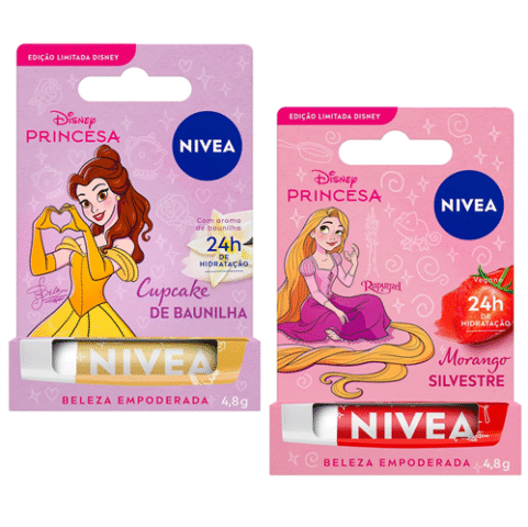 Nivea Hidratante Labial Edição Limitada Disney Princesa
