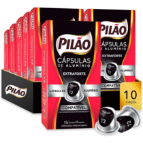 Pack 10 Pacotes Pilão Extraforte Expresso 12 com 10 Capasulas cada