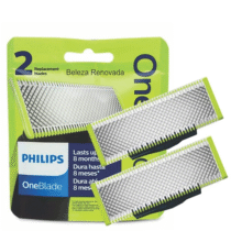 Pack 2 Lâminas de Reposição Originais Philips OneBlade