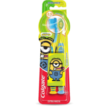 Pack 2 Unidades Colgate Escova Dental Minions para crianças de 2 a 5 Anos