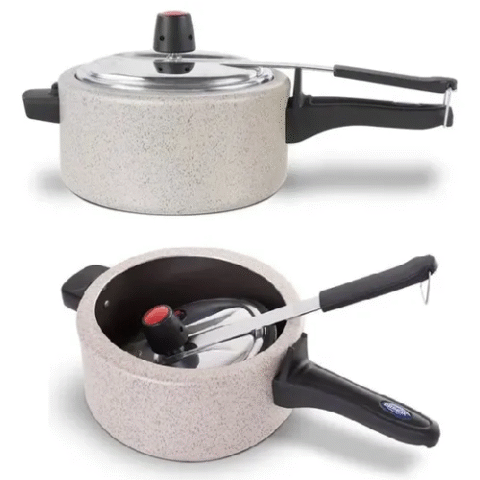 Panela De Pressão Brinox Ceramic Life Vapt 3L Vanilla