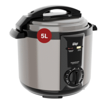 Panela Pressão Elétrica WAP 5L Antiaderente WPPE2 em Inox 900W
