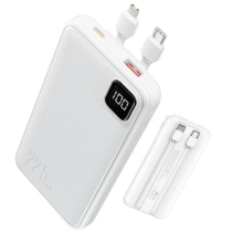 Power Bank Carregador Portátil Universal 10.000mAh PD 22.5W c/ 2 Entradas Display Digital